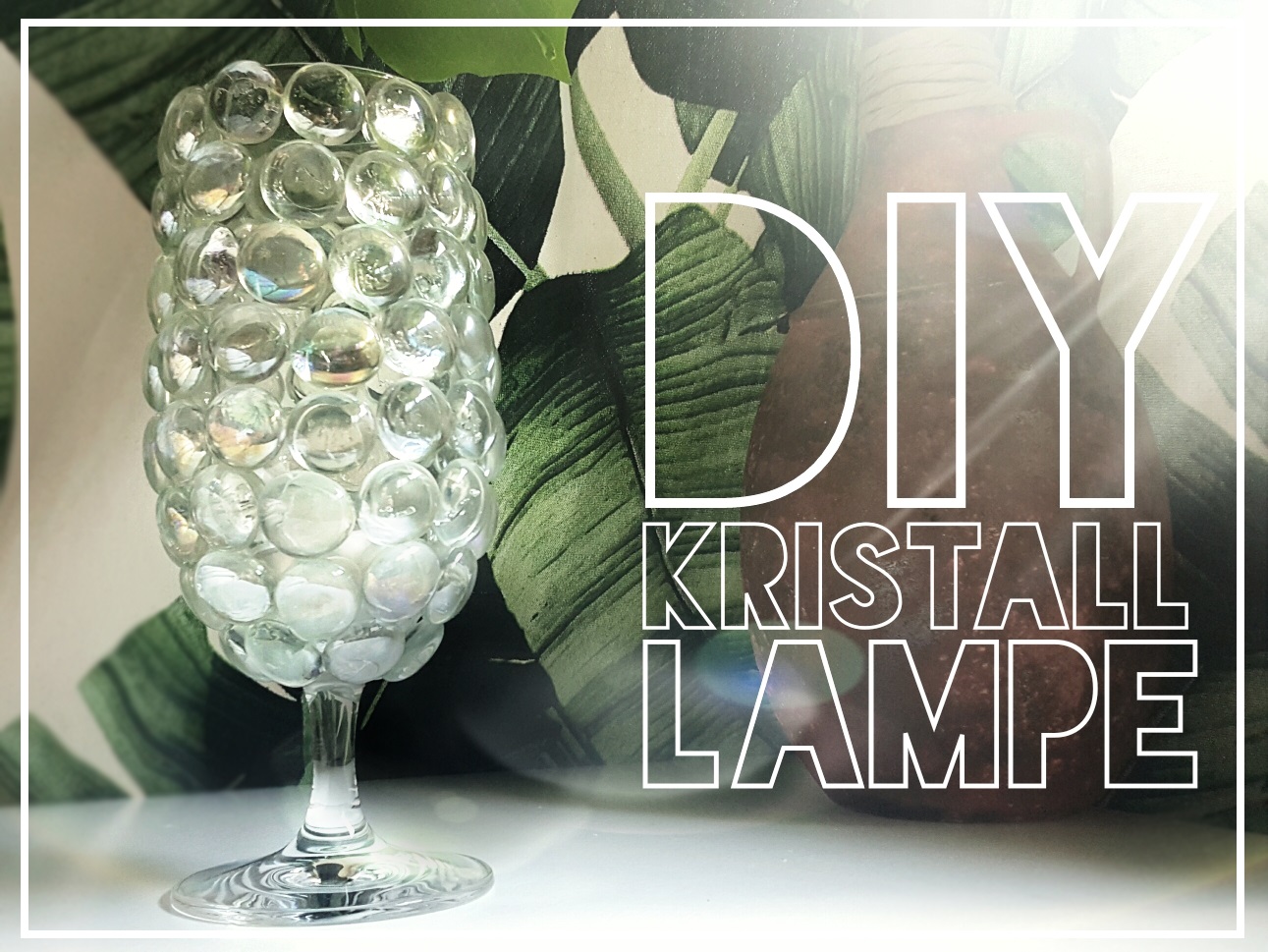 Kristall Leuchte Diy So Bastelst Du Dir Deine Eigene Lampe